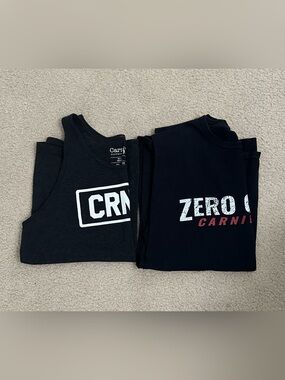 Carnivore Black Graphic Tank & Tee Set